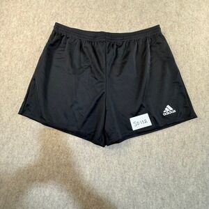 Adidas Climalite Mens Black Athletic Running Gym Shorts Large L Logo S0112